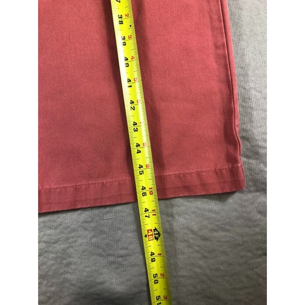 New Denimist Pants Womens 31 Nautical Red Blair Double Pleat Wide Leg Trousers - Picture 15 of 15